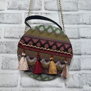 NWT Boho Hippie Thailand Handmade Royal Siamese, Embroidered Crossbody Purse